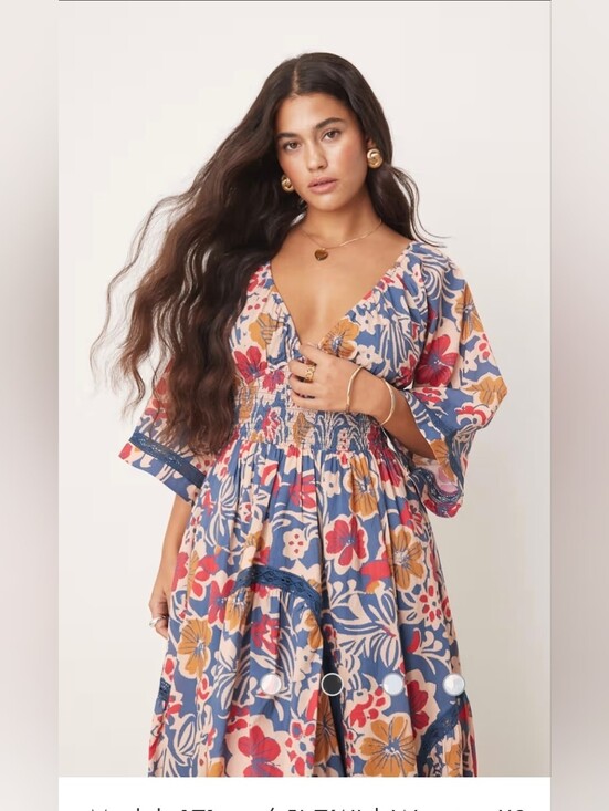Free People Dresses & Skirts - Free People Size XS-S Printed Dixie Maxi Dress